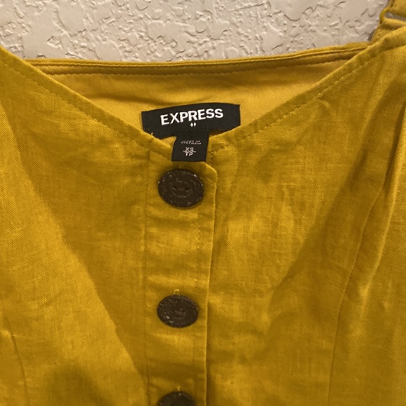 Linen Button Down Dress - Picture 6 of 9